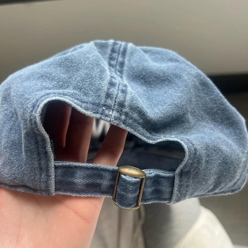 Altar'd State Denim Blue DFW Hat - Picture 2 of 2